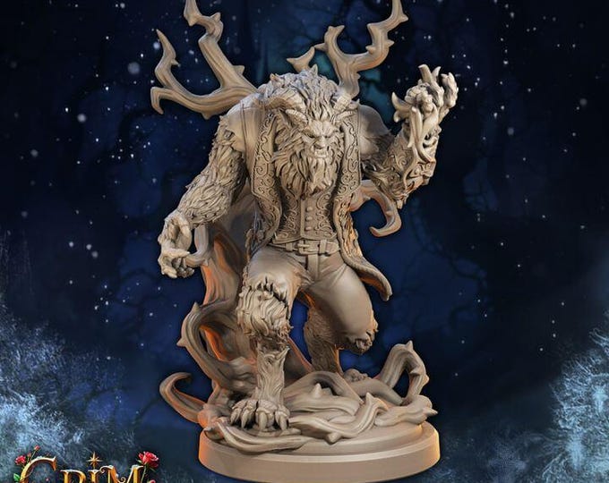 Oswin Thornhart Monster 3D Miniature | Grim Chronicles Dark Titan | 32mm Resin DnD Fantasy RPG