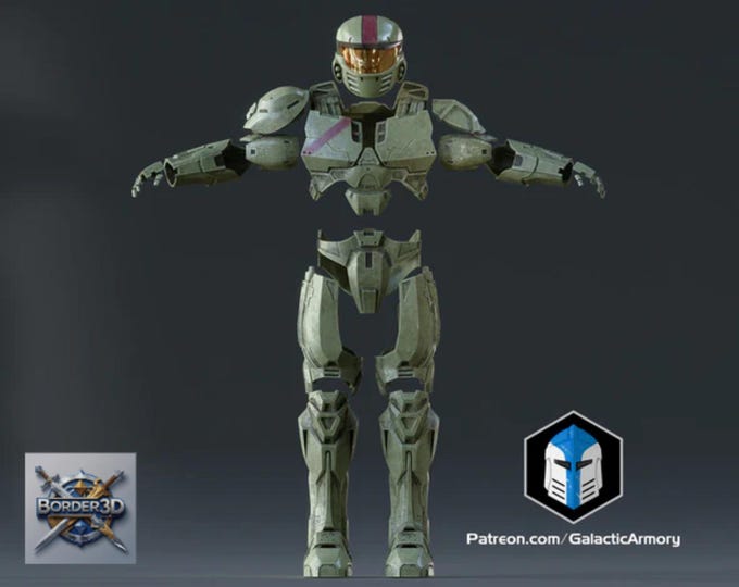 Wearable 3D Printed Orbital Drop Trooper Armor Set | PLA+ Cosplay Kit