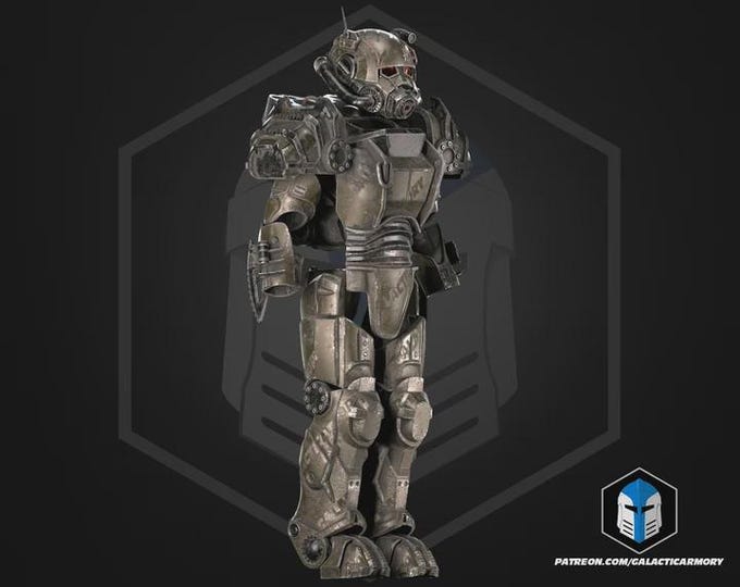 Wasteland Power Armor Set | Post-Apocalyptic Cosplay 3D Printed PLA+