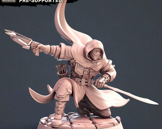 Assassin B By STL Miniatures Border3d