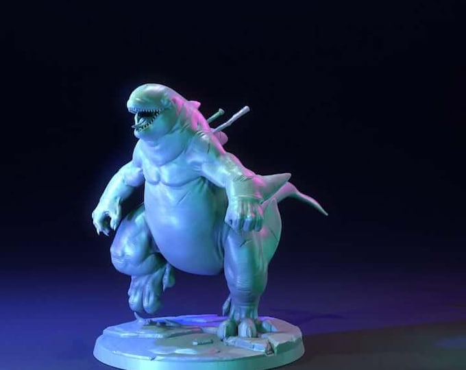 Orca 3D Miniature | Dragon Trappers Lodge Fantasy Marine Predator | 32mm Resin DnD Tabletop RPG