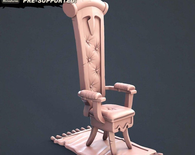 Lenders Chair STL Miniatures B