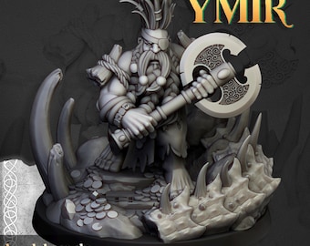 Dwarf Dragonseeker 3D Miniature | Highlands Miniatures | 32 mm Żywiczna figurka DnD RPG Fantasy