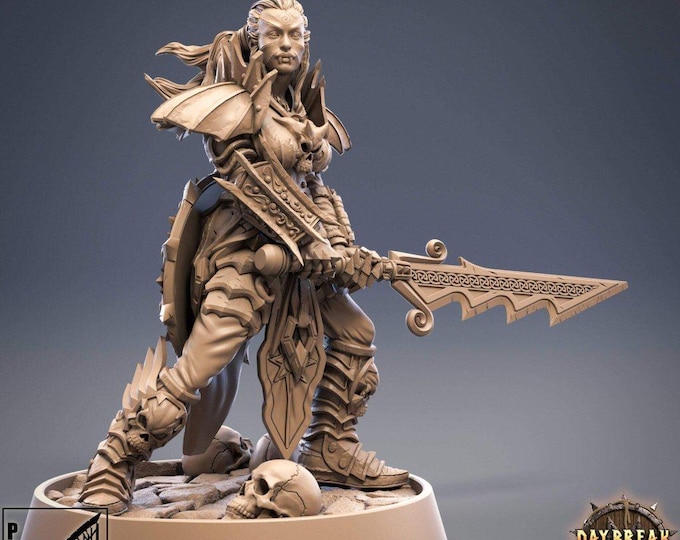 Ivana Raasna High Duchess 3D Miniature | Von Strachenfeld Vampire | 32mm Resin DnD Tabletop RPG