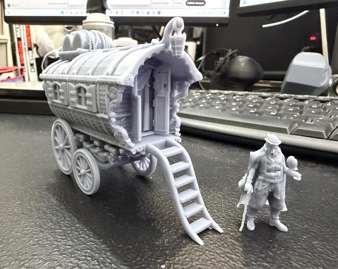 Dale the Adventurer 32mm | 3D Printed Resin Miniature | DnD RPG Tabletop Figure | Great Grimoire | Dungeon Master Gift