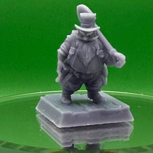 Drogar Underdig 32mm | Dwarven Rogue Resin Miniature | DnD RPG Dark Fantasy Dwarf | Great Grimoire | Dungeon Master Gift