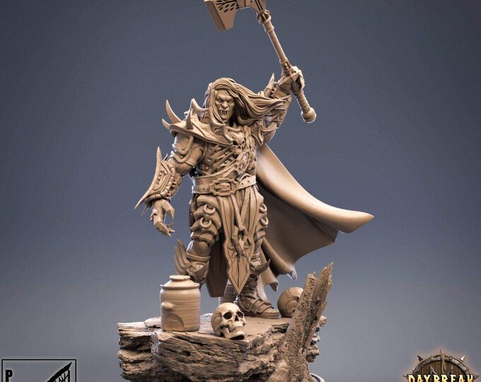 Heerenveldt Von Strachenfeld 3D Miniature | Daybreak Miniatures Vampire Lord | 32mm Resin DnD