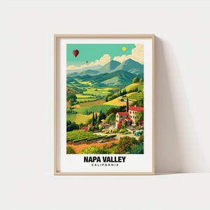 Napa Valley Print - California Poster, Napa Valley Views, Napa Valley Art, California Charm, Napa Valley Beauty, Vineyard Landscape, Napa
