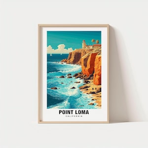 Point Loma Print – California Poster, Coastal Views, Travel Art, Ocean Scene, Scenic Beauty, Sunset Glow, Seaside Charm, San Diego Escape