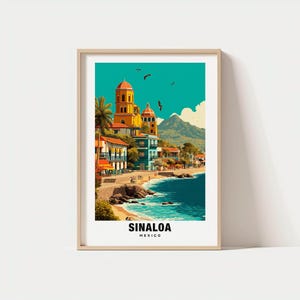 Sinaloa Print – Mexico Poster, Scenic Views, Travel Art, Coastal Charm, Mountain Beauty, Mexican Culture, River Escape, Desert Landscapes