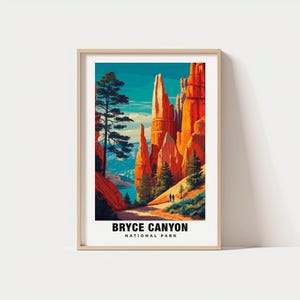 Bryce Canyon Print - Utah Poster, Bryce Canyon Views, Bryce Canyon Landmarks, Bryce Canyon City, Utah Charm, Bryce Canyon Beauty, Utah Art