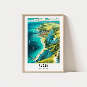 Rügen Print - Germany Poster, Rügen Views, Rügen Art, Coastal Charm, Island Scene, Scenic Beauty, Local Heritage, Germany Travel, Rügen