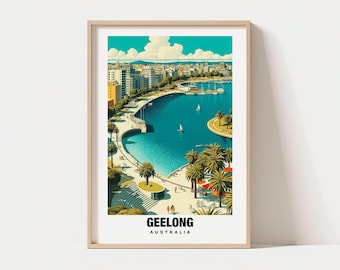 Geelong Wall Art: Coastal Cityscape and Victoria Views (Digital Download)
