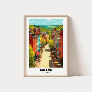 Galena Print - Illinois Poster, Galena Views, Galena Landmarks, Galena City, Illinois Charm, Galena Beauty, Galena Art, Galena Heritage