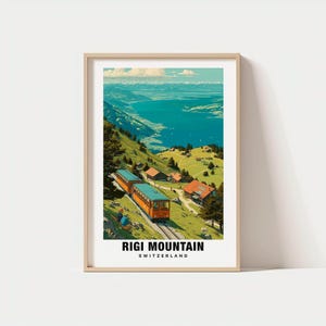 Rigi Mountain Print - Switzerland Poster, Travel Wall Art, Alpine Print, Europe Poster, Scenic Art, Nature Decor, Travel Poster