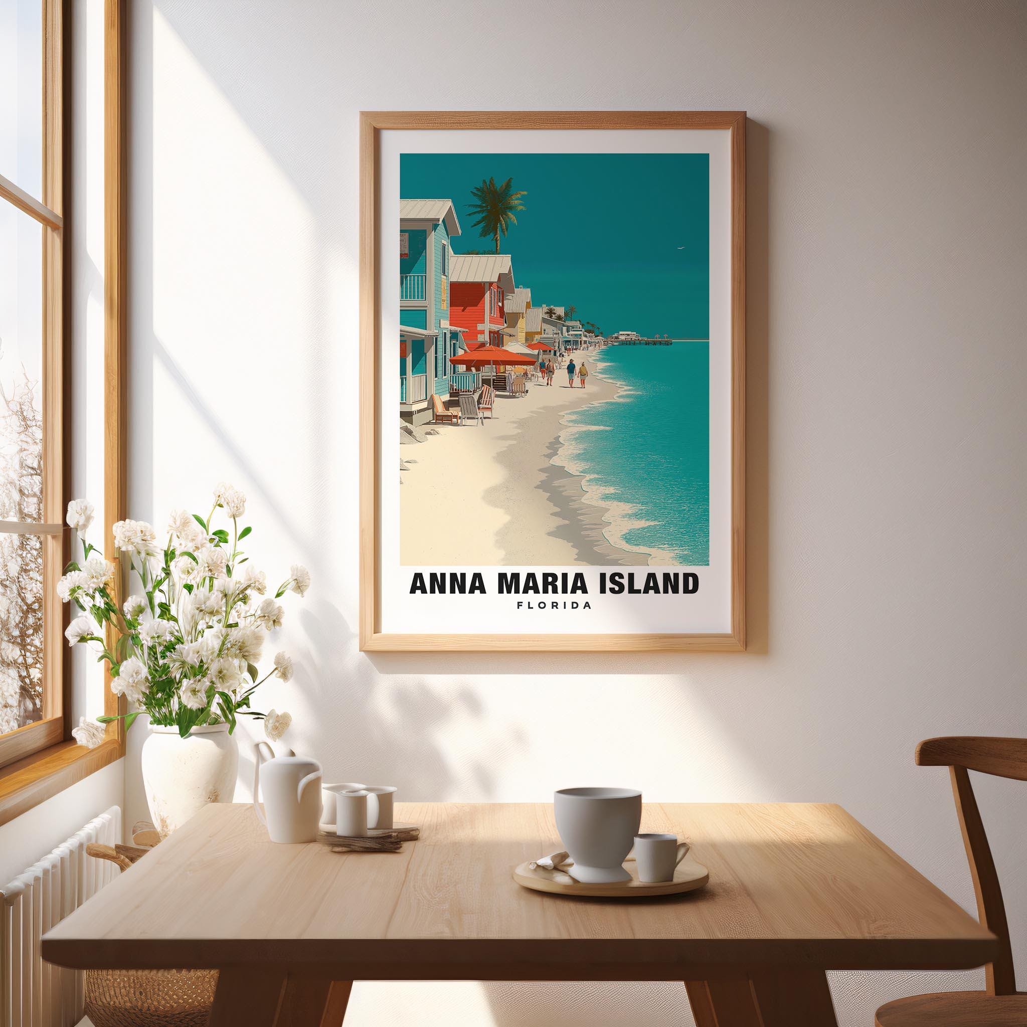 Anna Maria Island Print: Florida Coastal Charm (digital Download