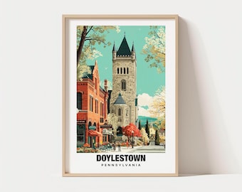 Doylestown Art Print: Scenic Pennsylvania Town Views