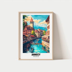 Annecy Print - France Poster, Annecy Views, Annecy Lake, Annecy Town, France Charm, Annecy Beauty, Annecy Heritage, Annecy Art