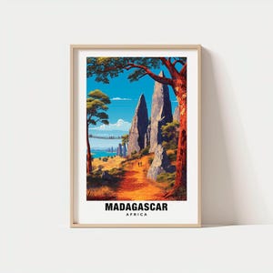 Madagascar Print - Africa Poster, Madagascar Views, Madagascar Art, Island Charm, Madagascar Beauty, Unique Wildlife, Scenic Landscape