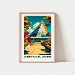 Denver Botanic Gardens Druck - Colorado Poster, Gartenansichten, Reisekunst, Florale Schönheit, Natur entkommen, Malerische Gelassenheit, Botanischer Charme