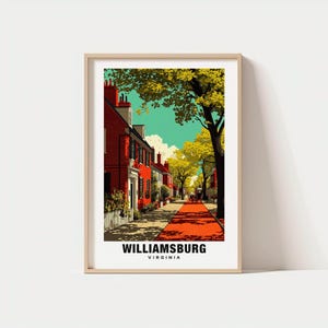 Williamsburg Print - Virginia Poster, Williamsburg Views, Williamsburg Landmarks, Williamsburg City, Virginia Charm, Williamsburg Beauty