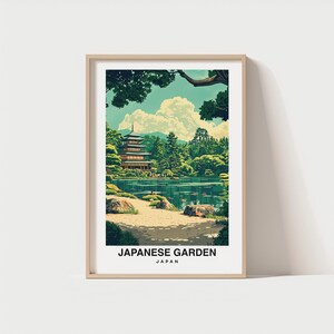 Japanischer Garten Reisedruck, Wandkunst, Hasselt - Belgien Stadtdruck, Japanischer Garten Reisegeschenk, Japanischer Garten Poster, Digital Download