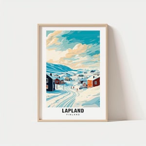 Lapland Print - Finland Poster, Lapland Views, Lapland Snow, Lapland Wilderness, Finland Charm, Lapland Beauty, Lapland Heritage, Lapland