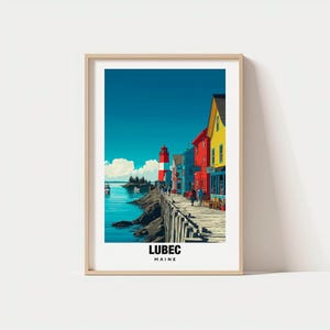 Lubec Print - USA Poster, Lubec Views, Lubec Art, Coastal Charm, Lighthouse Scene, Scenic Beauty, Local Heritage, Maine Travel