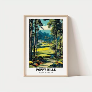 Poppy Hills Golf Course Print: California Landscape (Digital Download)