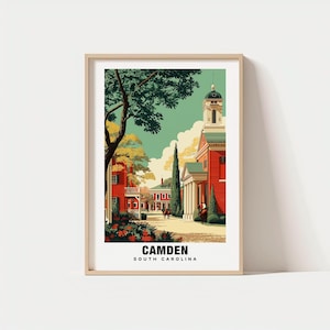 Camden Print - South Carolina Poster, Camden Views, Camden Art, South Carolina Charm, Camden Beauty, Historic Town, Scenic Landscape