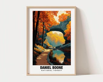Kentucky Daniel Boone Forest Print - Scenic Outdoor Wall Art