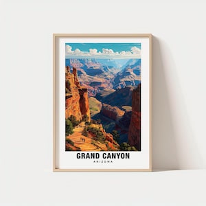Grand Canyon Print - Arizona Poster, Grand Canyon Views, Grand Canyon Landmarks, Grand Canyon City, Arizona Charm, Grand Canyon Beauty