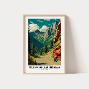 Million Dollar Print - Colorado Poster, Million Dollar Views, Million Dollar Landmarks, Million Dollar City, Colorado Charm, Colorado
