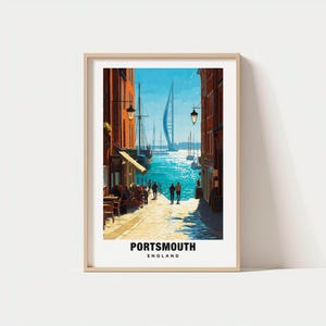 Portsmouth Print - England Poster, Portsmouth Views, Portsmouth Harbour, Portsmouth City, England Charm, Portsmouth Beauty, Portsmouth Art