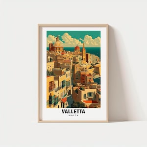 Valletta Print - Malta Poster, Valletta Views, Valletta Art, Malta Charm, Valletta Beauty, Historic City, Scenic Landscape,Cultural Heritage