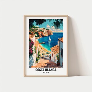 Costa Blanca Print - Spain Poster, Costa Blanca Views, Costa Blanca Beaches, Costa Blanca Coast, Spain Charm, Costa Blanca Beauty, Costa Art