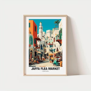 Jaffa Flea Market Travel Print Wall Art, Jaffa - Israel City Print, Jaffa Flea Market Travel Gift, Jaffa Flea Market Poster, Travel Gift