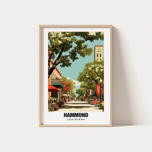 Hammond Print - USA Poster, Hammond Views, Hammond Art, City Charm, Lake Scene, Urban Beauty, Local Heritage, Indiana Travel
