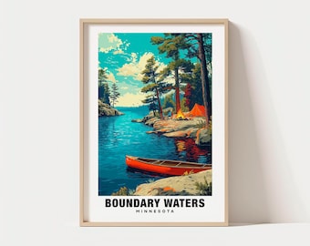 Boundary Waters Print - USA Poster, Boundary Waters Views, Boundary Waters Lakes, Boundary Waters Trails, USA Charm, Boundary Waters Beauty