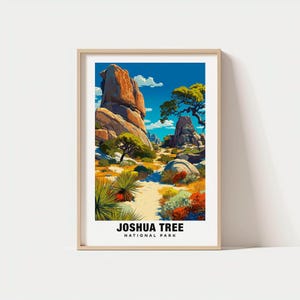 Joshua Tree Print - California Poster, Joshua Tree Views, Joshua Tree Landmarks, Joshua Tree City, California Charm, Joshua Tree Beauty