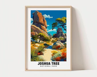 Joshua Tree Poster: Scenic Desert Views - California Wall Art