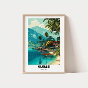 Hanalei Print - Hawaii Poster, Hanalei Views, Hanalei Art, Hawaii Charm, Hanalei Beauty, Historic Hanalei, Scenic Hawaii, Cultural Heritage