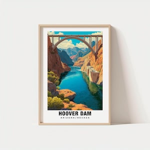 Hoover Dam Print - Nevada Poster, Hoover Dam Views, Hoover Dam Landmarks, Hoover Dam City, Nevada Charm, Hoover Dam Beauty, Hoover Dam Art