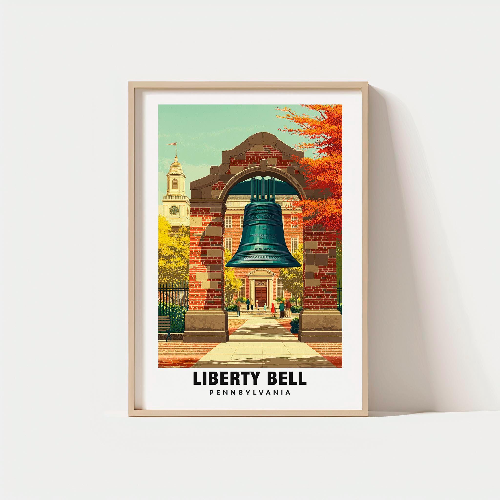 Liberty bell専用ページ Liberty Bell Poster: Iconic Philadelphia Landmark - Digital Print