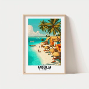 Anguilla Print - Anguilla Poster, Anguilla Views, Anguilla Art, Coastal Charm, Beach Scene, Tropical Beauty, Local Heritage, Anguilla Travel