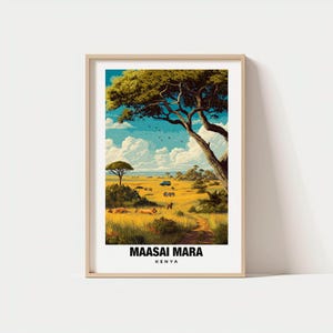 Maasai Mara Print - Kenya Poster, Maasai Mara Views, Maasai Mara Art, Kenya Charm, Maasai Mara Beauty, Wildlife Heritage, Safari Adventure