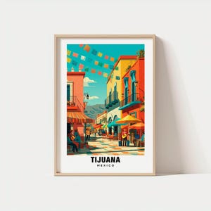 Tijuana Print - Mexico Poster, Tijuana Views, Tijuana Art, Mexico Charm, Tijuana Beauty, Urban Culture, Scenic Landscape, Border City