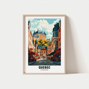 Quebec Print - Canada Poster, Quebec Views, Quebec City, Quebec Landmarks, Canada Charm, Quebec Beauty, Quebec Heritage, Quebec Art