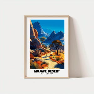 Mojave Desert Print - California Poster, Mojave Views, Mojave Art, California Charm, Mojave Beauty, Historic Mojave, Scenic California