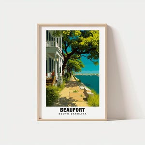 Beaufort Print - South Carolina Poster, Beaufort Views, Beaufort Landmarks, Beaufort City, South Carolina Charm, Beaufort Beauty, Beaufort